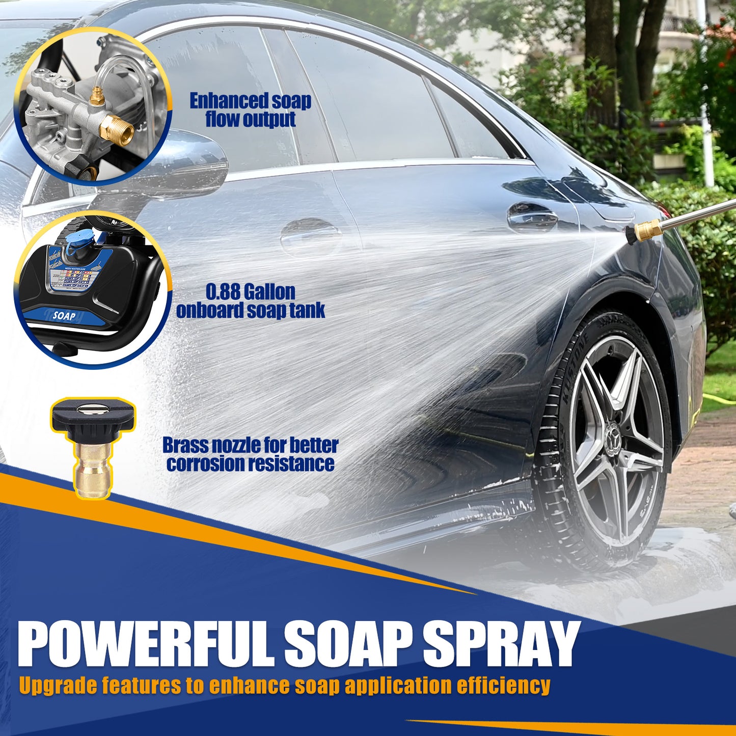 TPX3400 Gas Pressure Washer 3400 PSI 2.8 GPM