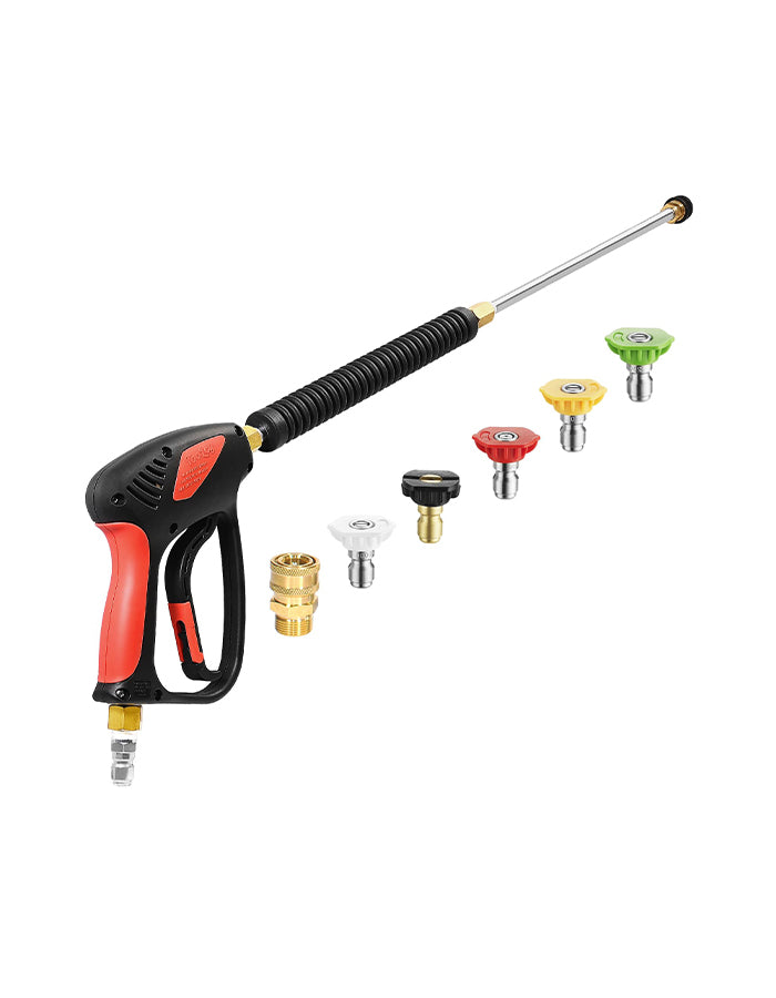 Power factory washer gun with hose