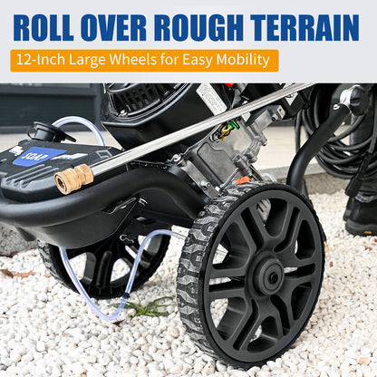 TOOLCY Gas Pressure Washer 3400 PSI 2.8 GPM, 30FT Pressure Washer Hose