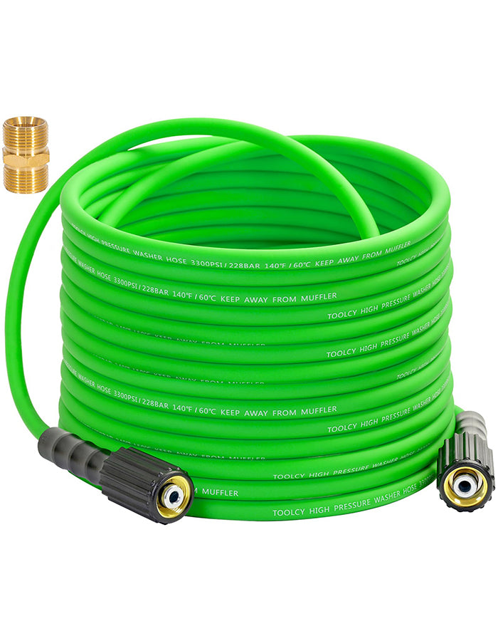 Flexible Pressure Washer Hose 3300 PSI 1/4 in. (green)