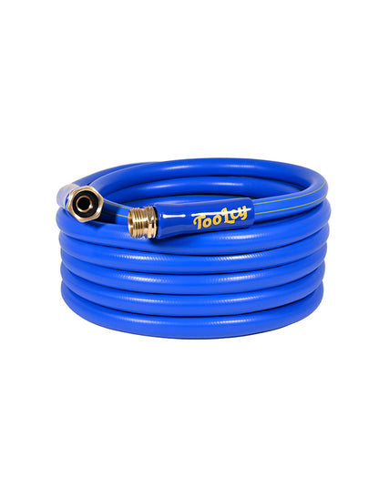 Heavy Duty Garden Hose, 5/8", Swivel Fittings (blue)