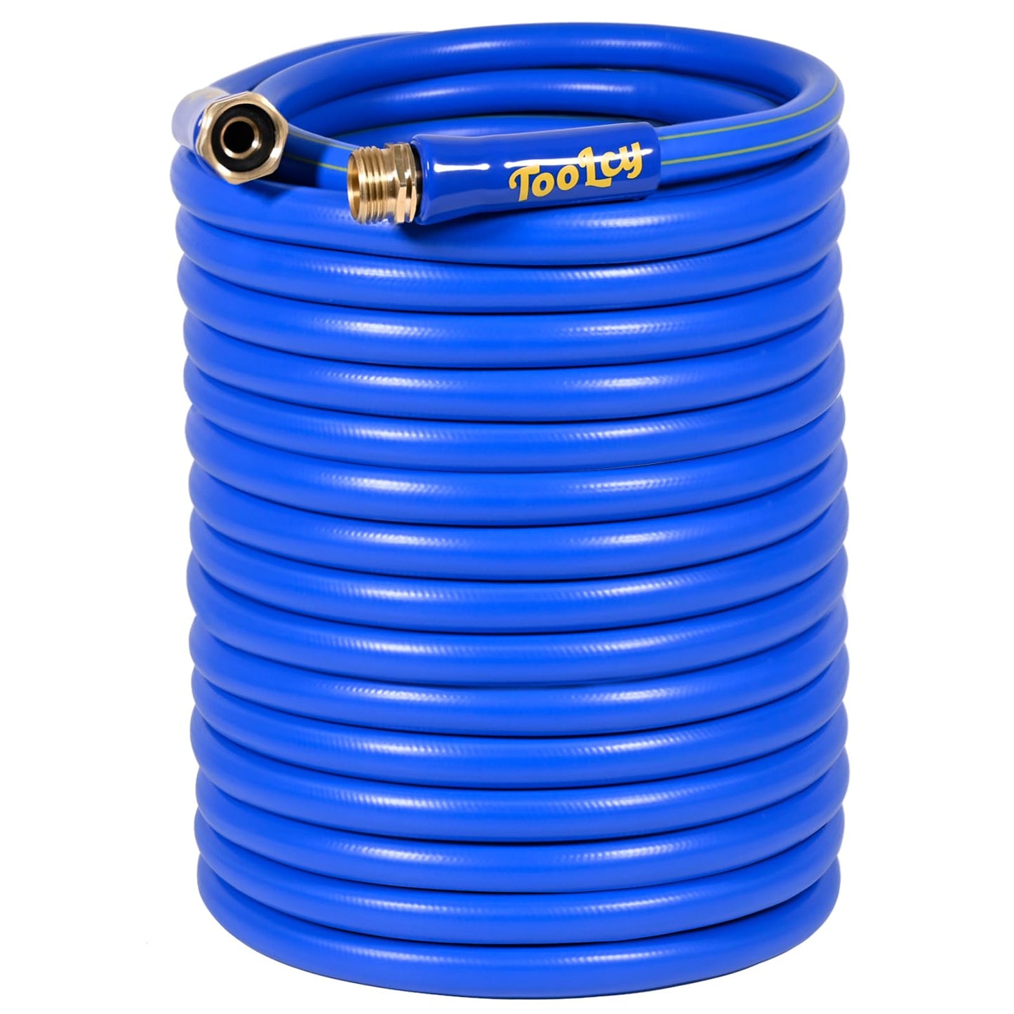 Heavy Duty Garden Hose, 5/8", Swivel Fittings (blue)