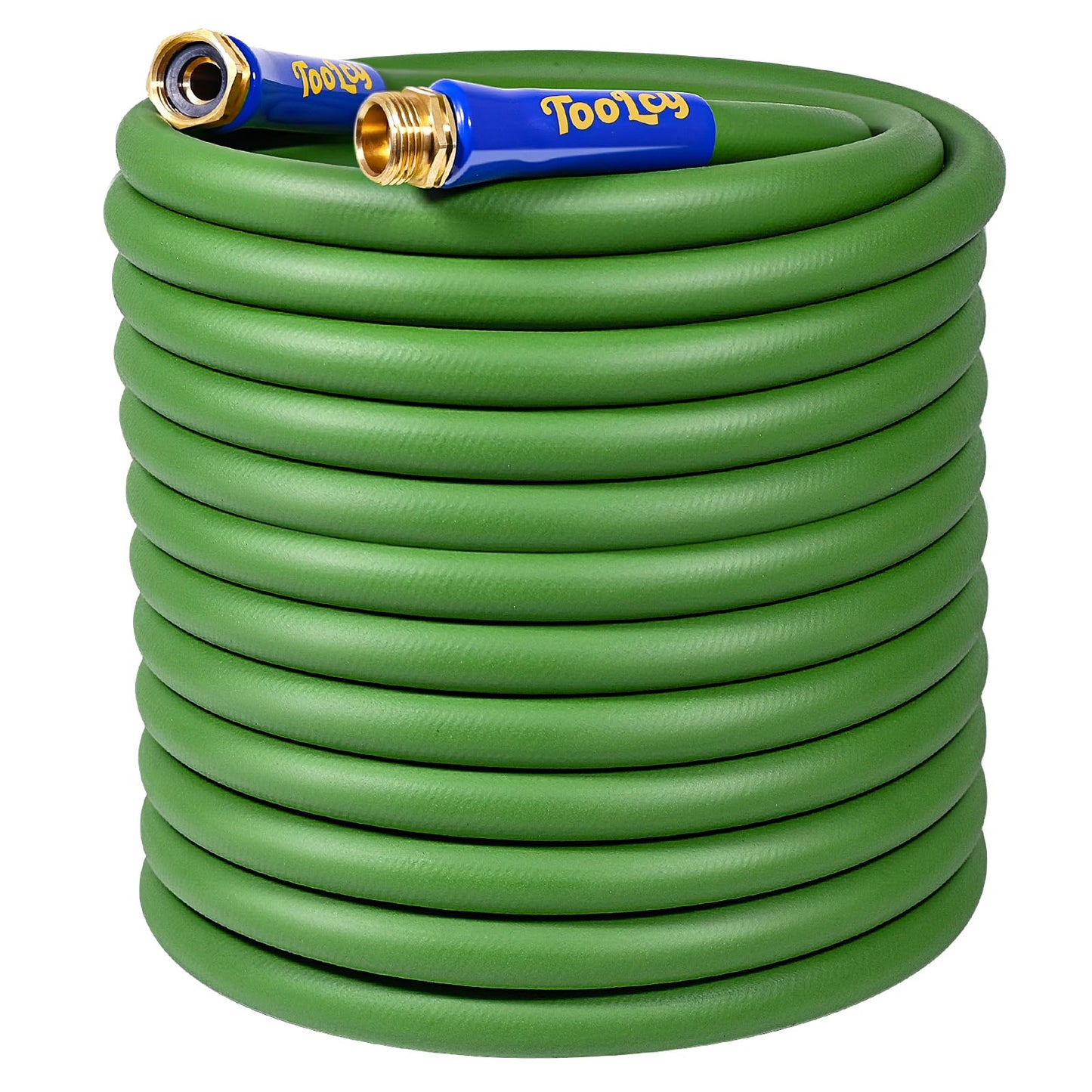 Heavy Duty Garden Hose, 5/8", Swivel Fittings (green)