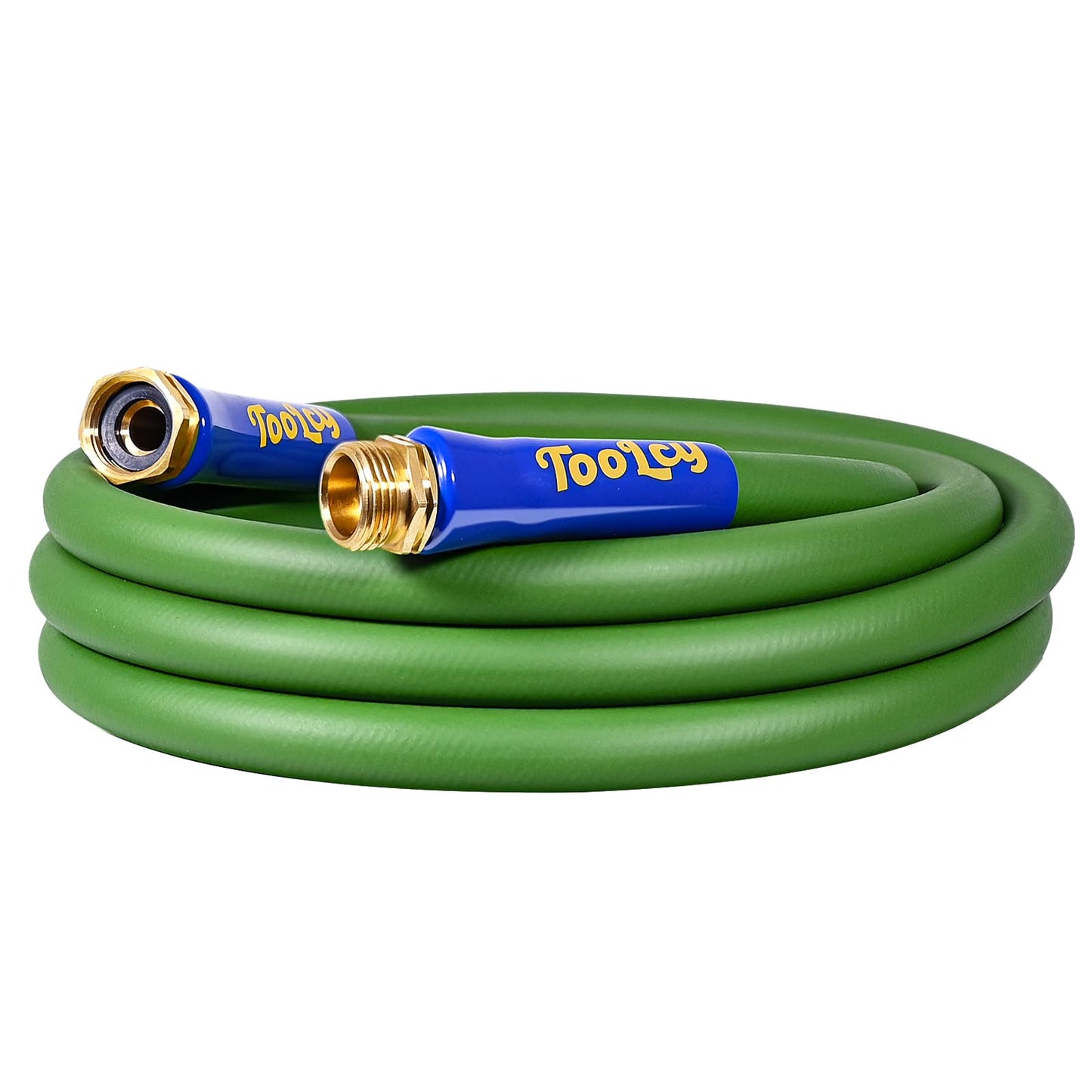 Heavy Duty Garden Hose, 5/8", Swivel Fittings (green)