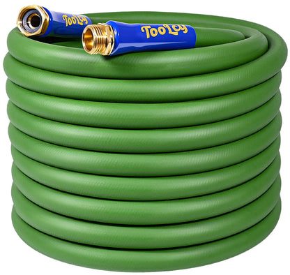 Heavy Duty Garden Hose, 5/8", Swivel Fittings (green)