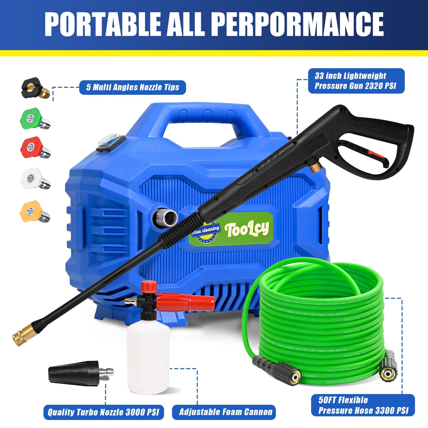 Compact Electric Pressure Washer Ultra 3.0 (2030 PSI / 1.6 GPM)